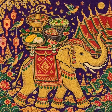 Art for Golden Elephant: Parade